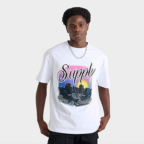 Supply And Demand Mens Brooklyn Airbrushed Graphic T-Shirt Product Image