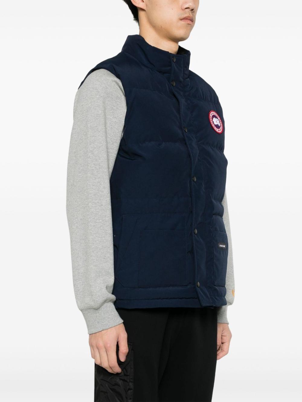 CANADA GOOSE Freestyle Quilted Down Gilet In Blue Product Image