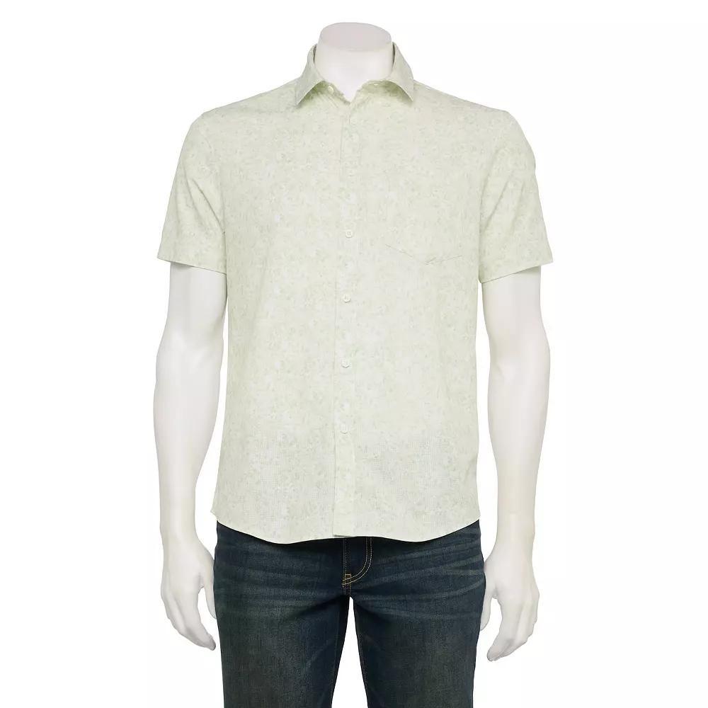 Men's FLX Slim Performance Untucked-Fit Button Down Shirt,  Product Image