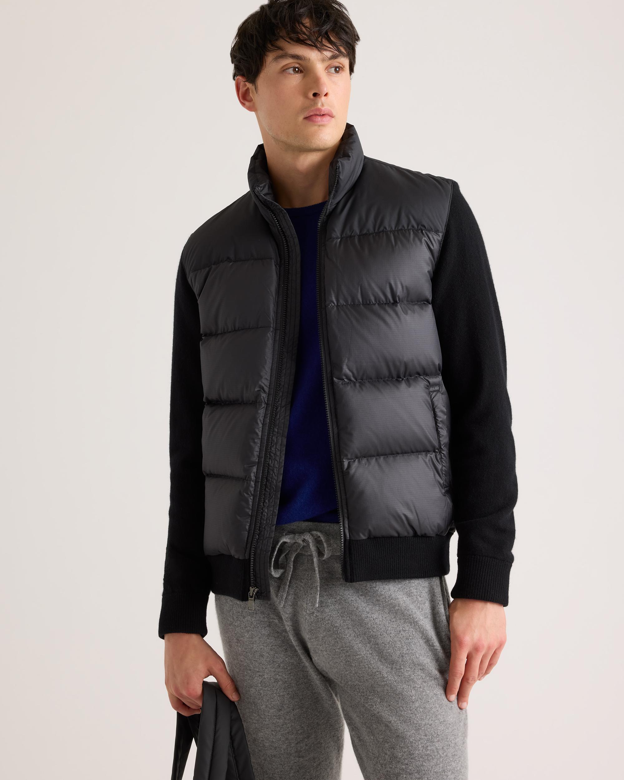 Quince | Men's Mixed Media Down and Cashmere Jacket Product Image