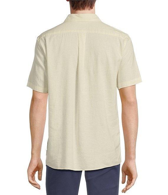 Rowm Big & Tall Short Sleeve Outsider Stripe Pattern Shirt Product Image