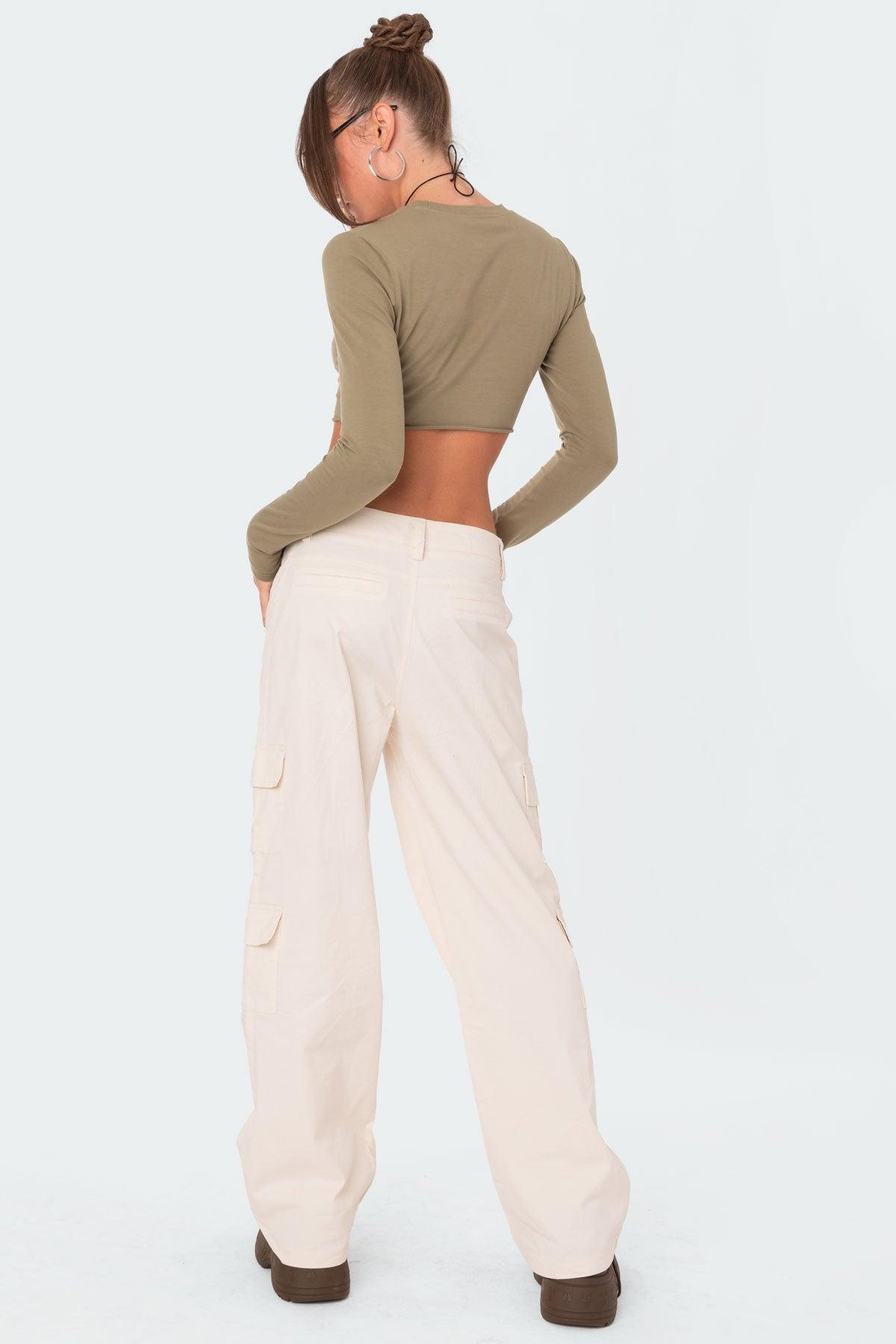 Slashed Crop Top Product Image
