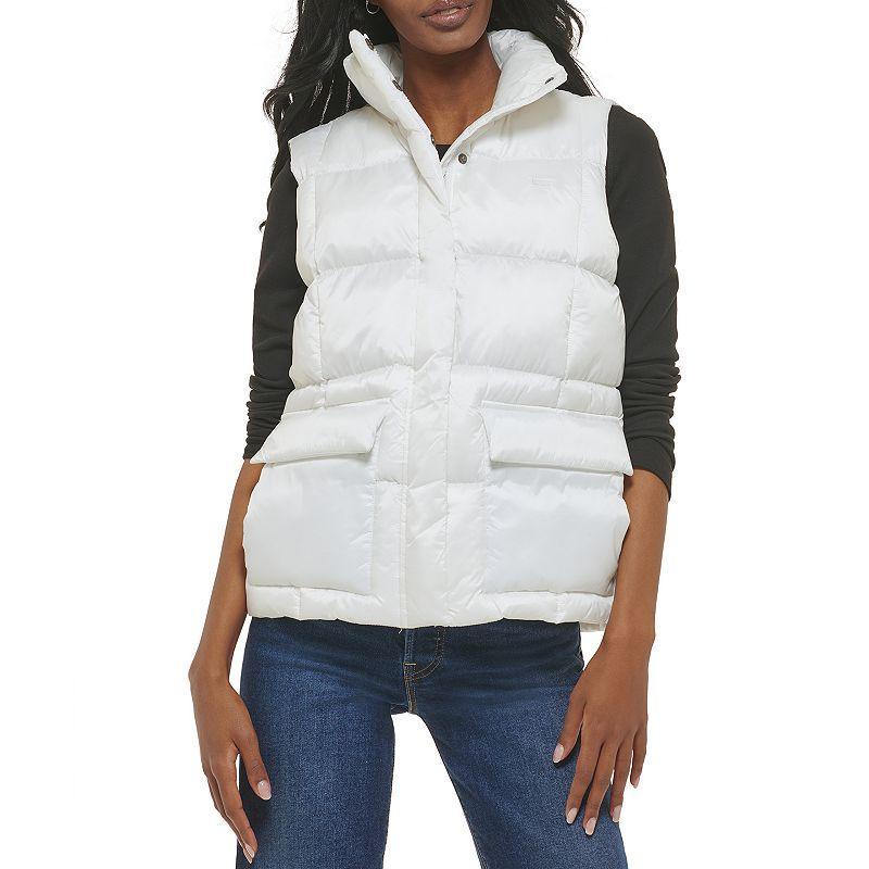 Womens Levis Box Quilted Puffer Vest Product Image