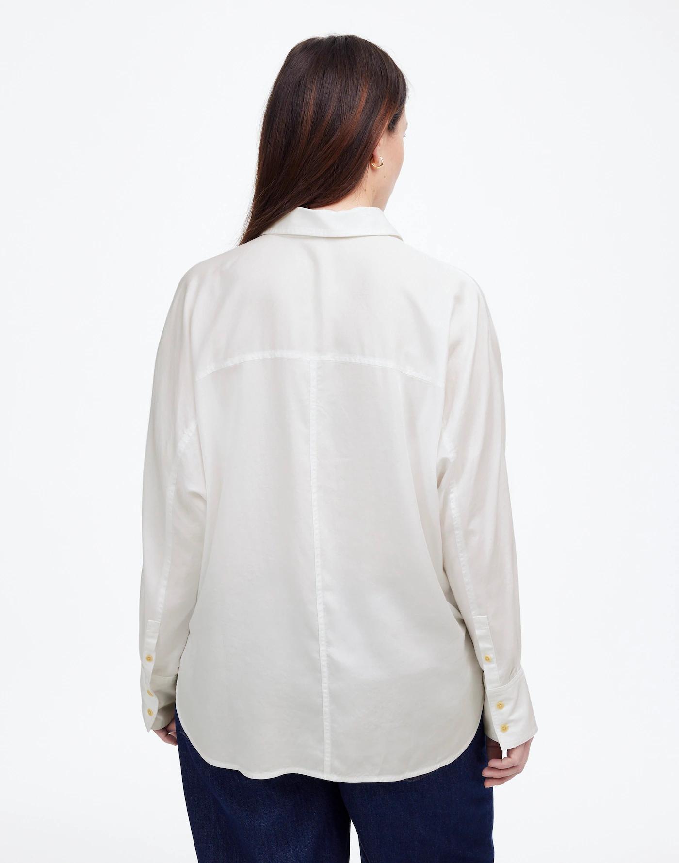 Relaxed Dolman Button-Up Shirt Product Image