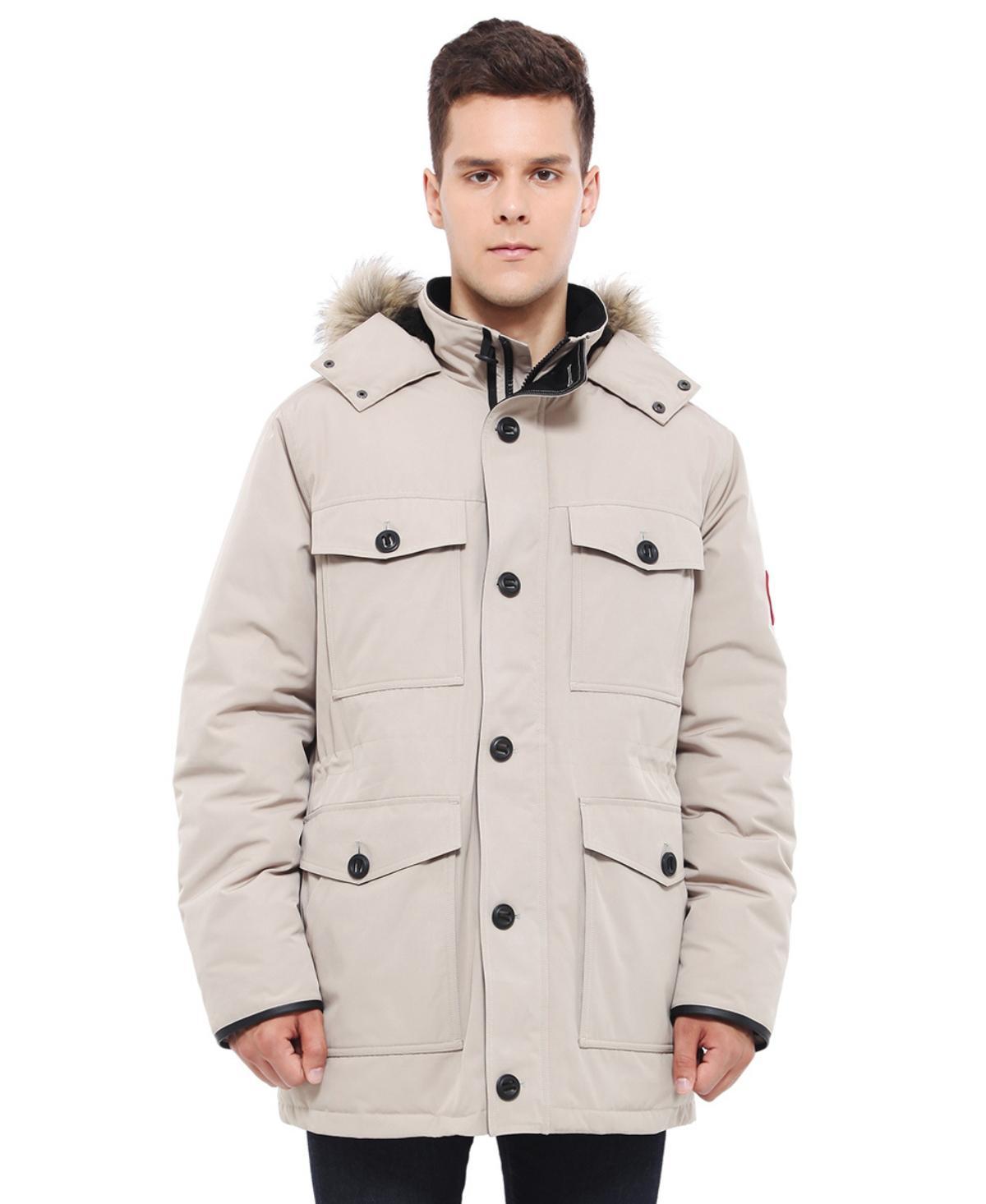 Rokka&Rolla Mens Parka Jacket with Detachable Trim Product Image