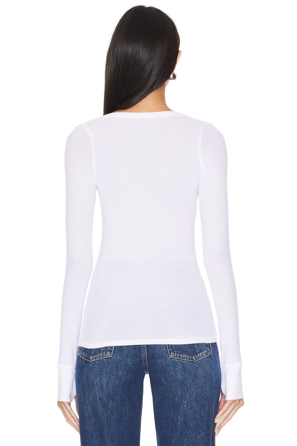 Leonard Long Sleeve Scoop Neck W/ Thumbhole Top Michael Lauren Product Image