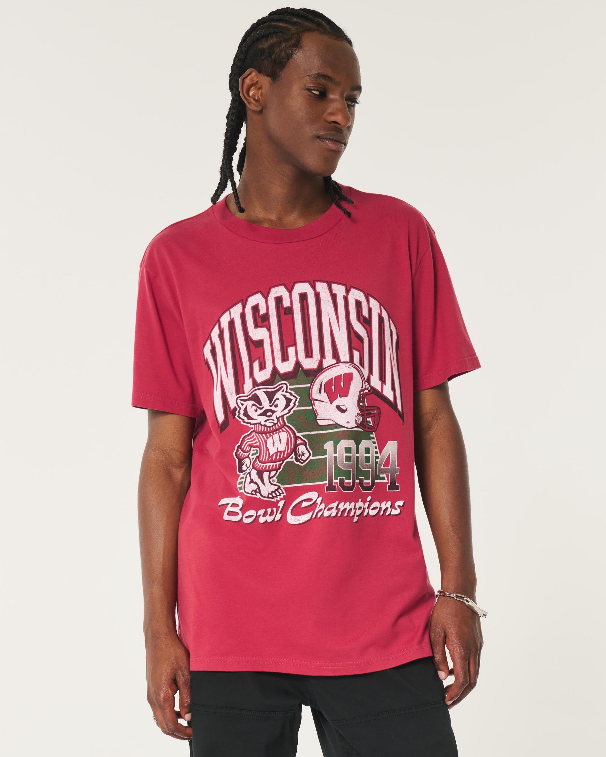 Relaxed Wisconsin Badgers Graphic Tee Product Image