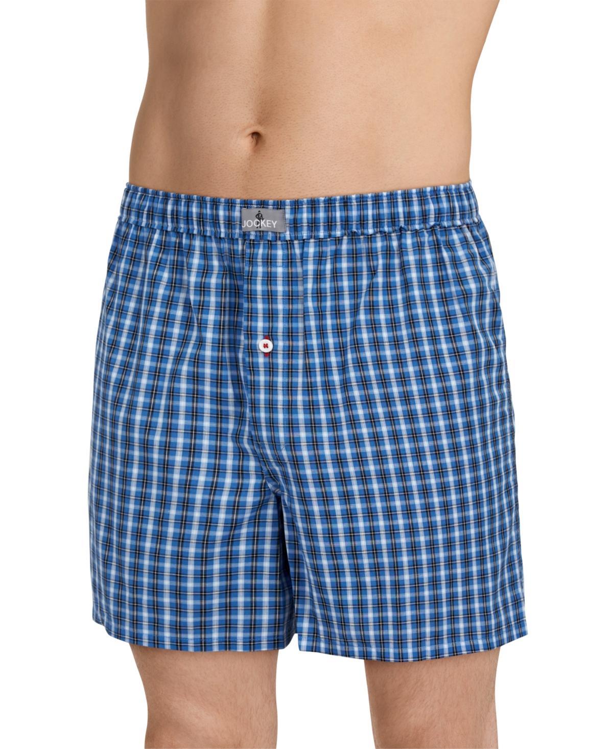 Jockey Mens Relaxed-Fit Cotton Boxers Product Image