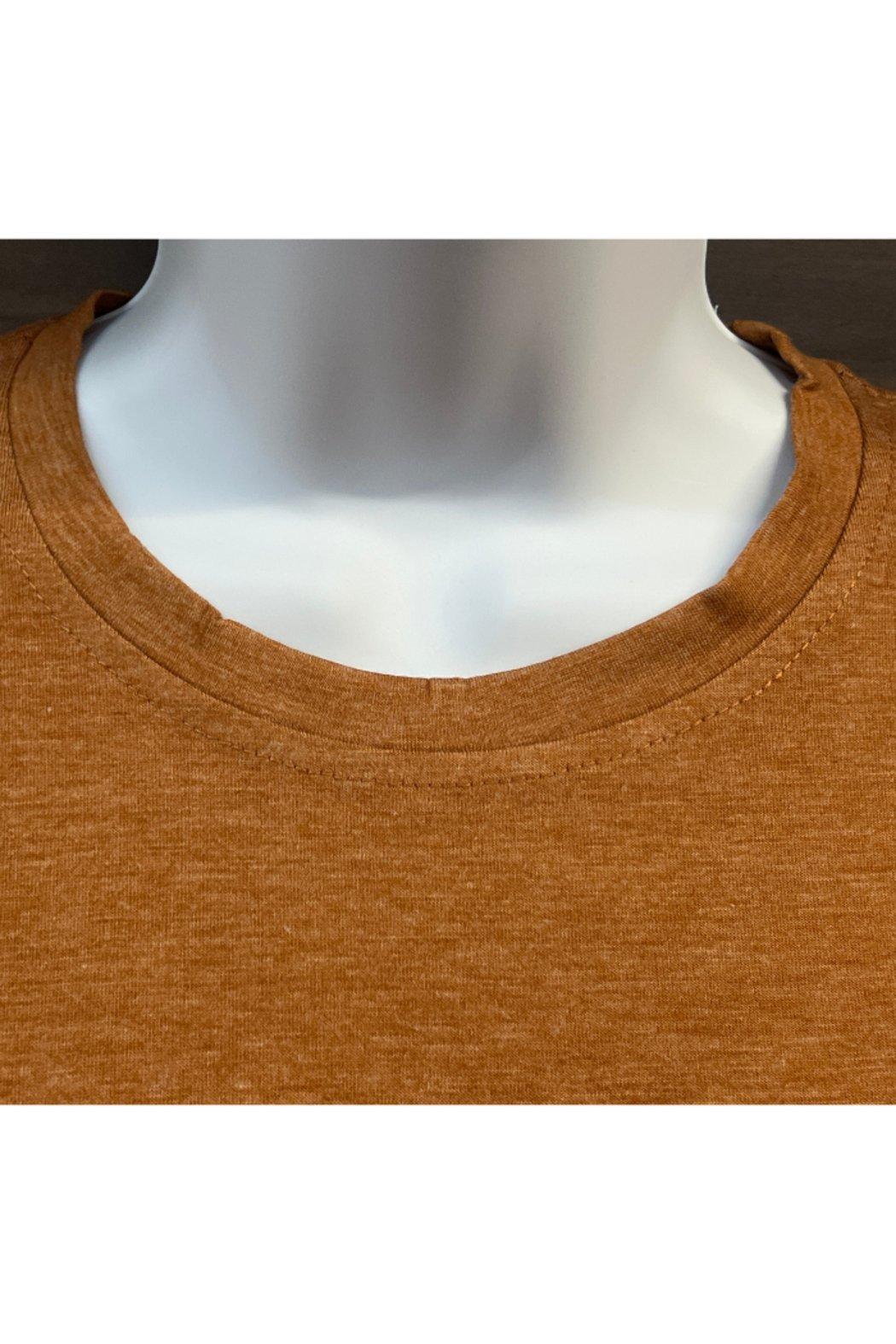 Leopard Print Bow Pumpkin Print T-Shirt Product Image