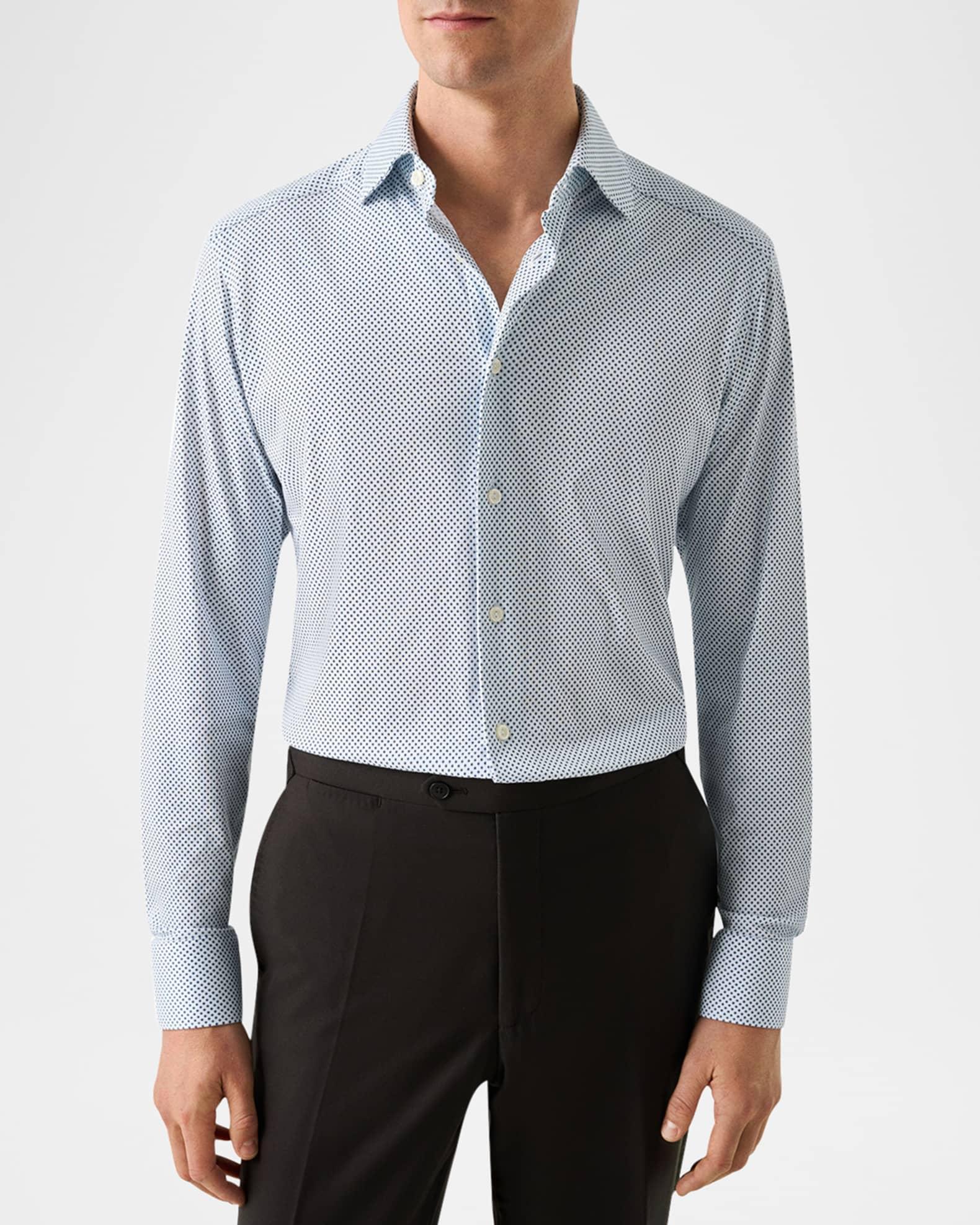 Mens Slim-Fit Neat Medallion 4Flex Shirt Product Image