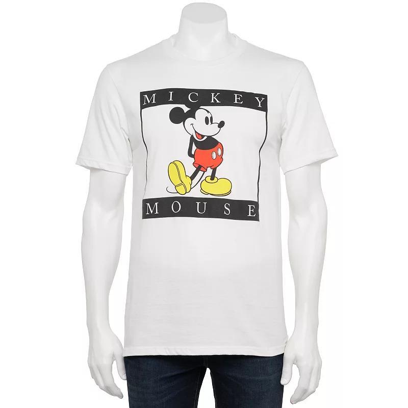 Disneys Mickey Mouse Mens Black Frame Graphic Tee Product Image