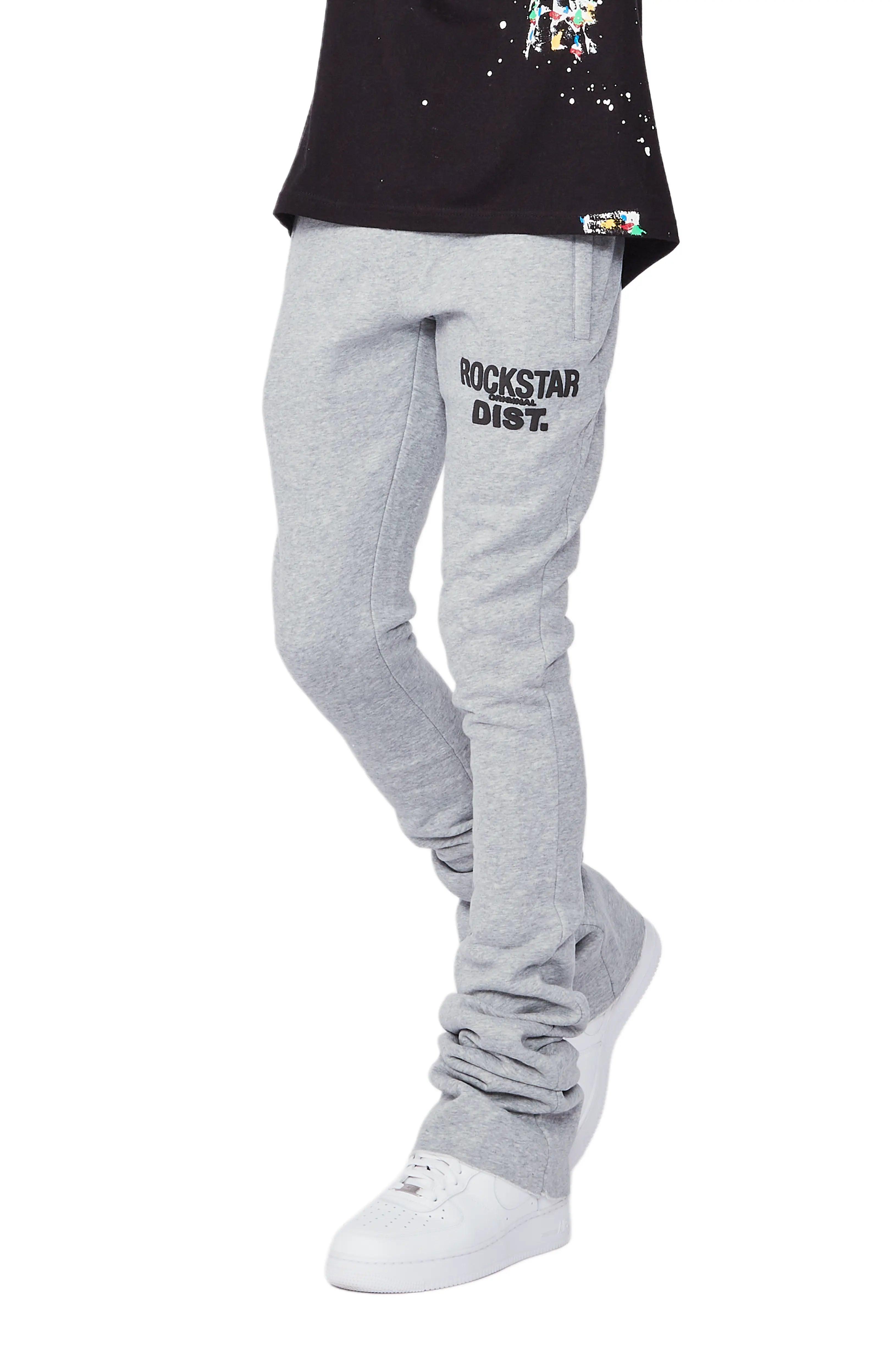 Alpine Grey Super Stacked Trackpant Male Product Image