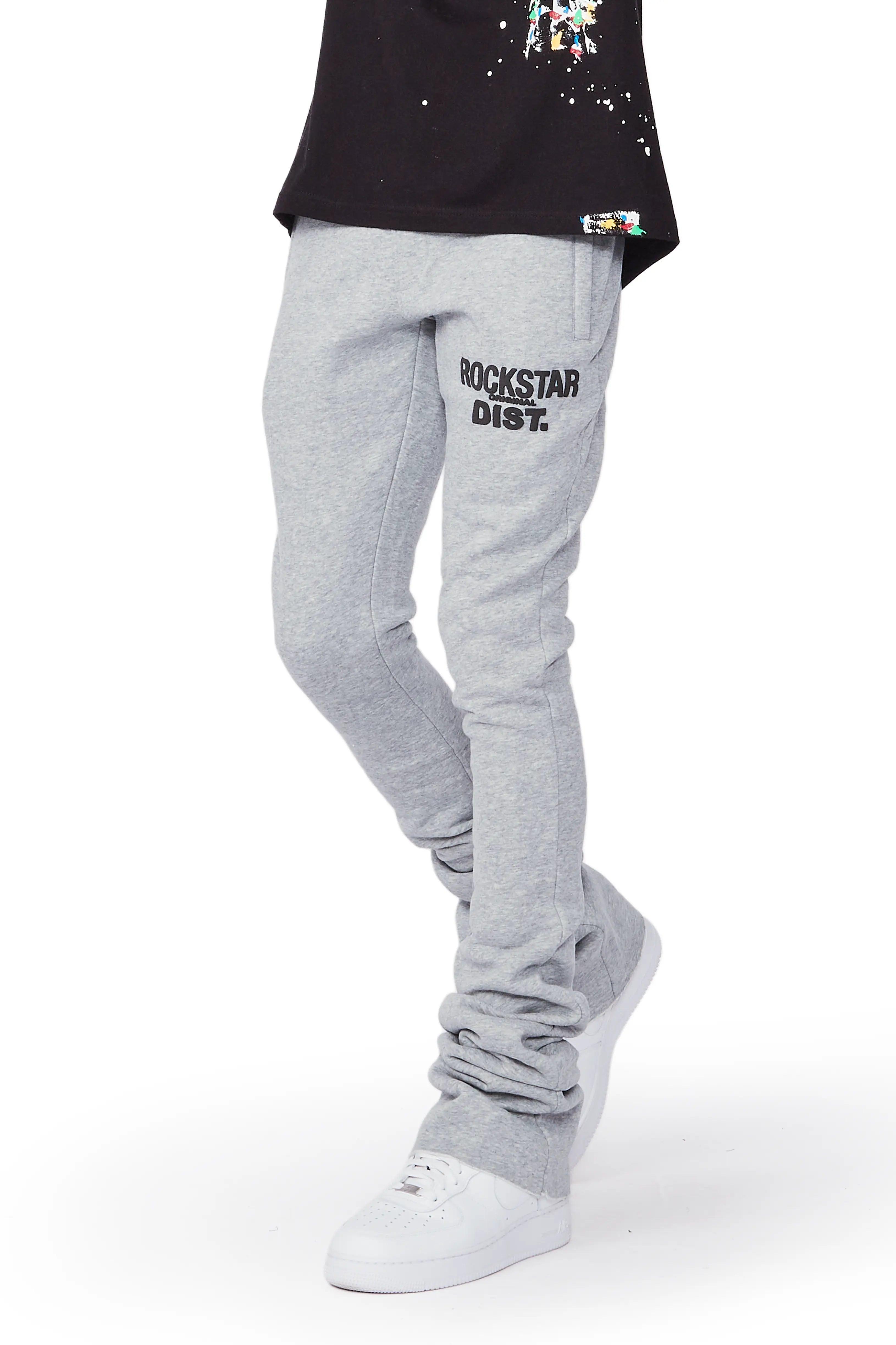 Alpine Grey Super Stacked Trackpant Male Product Image