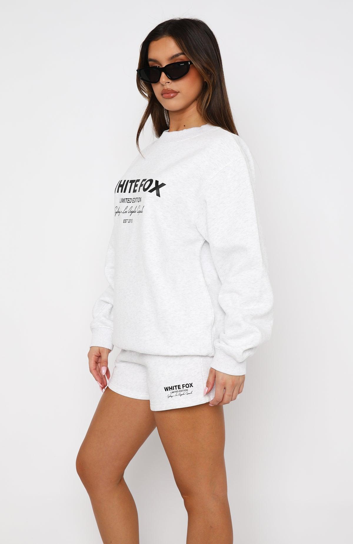 Manifest It Oversized Sweater Grey Marle Product Image