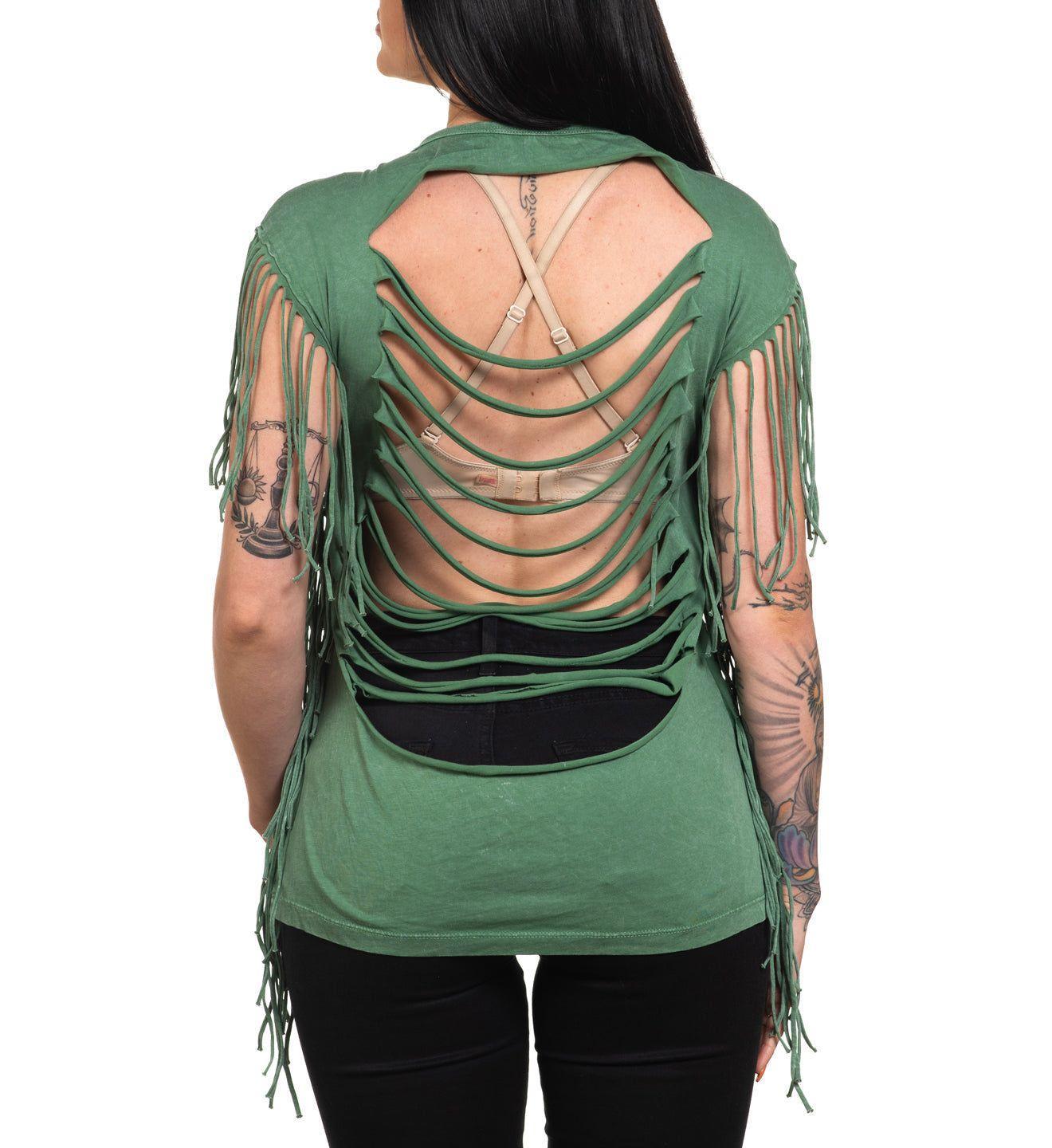 AC Rose Wings Fringe Female Product Image