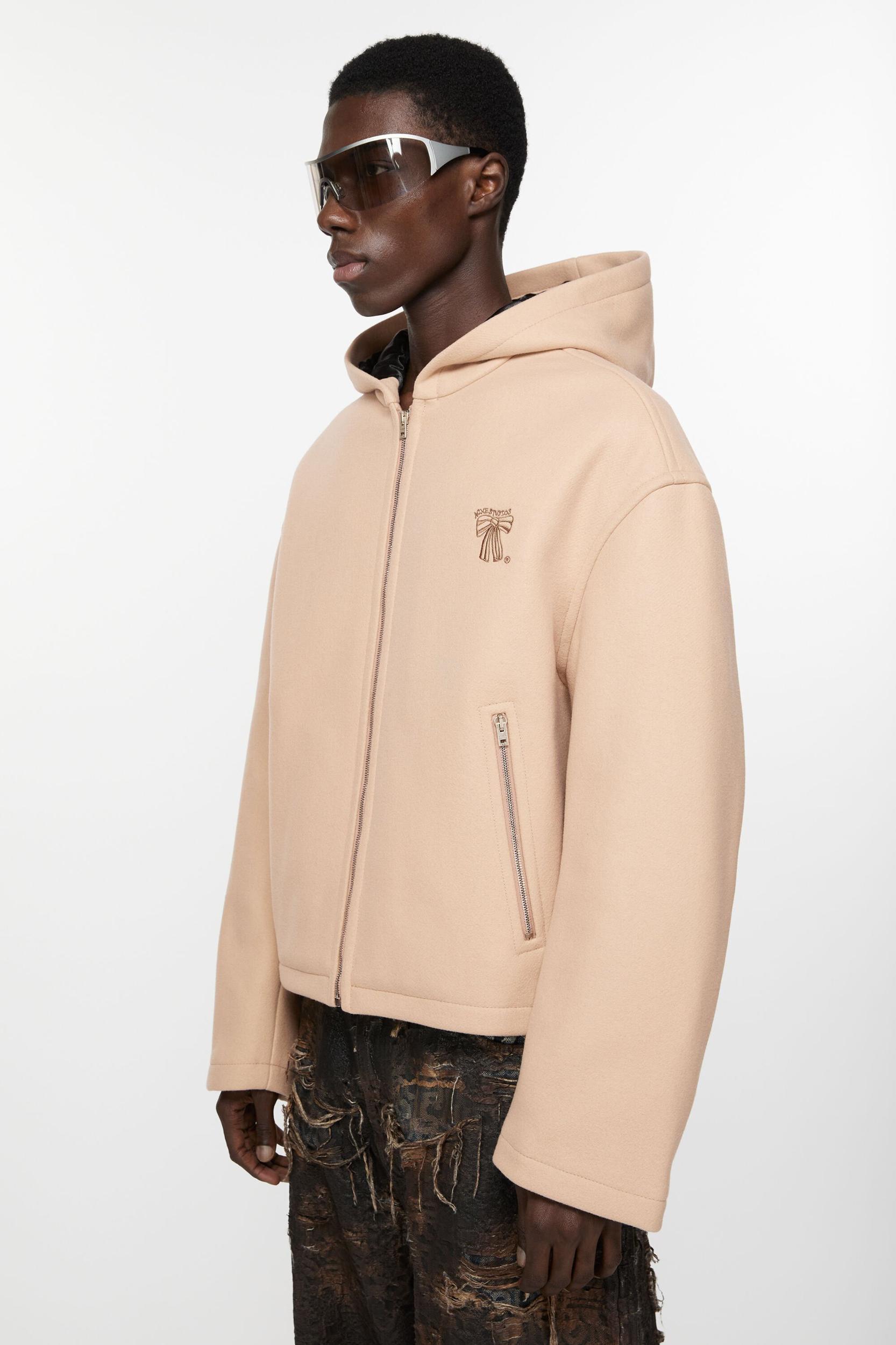 Hooded wool jacket Product Image