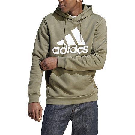 Mens adidas Essential Big Logo Fleece Hoodie Product Image