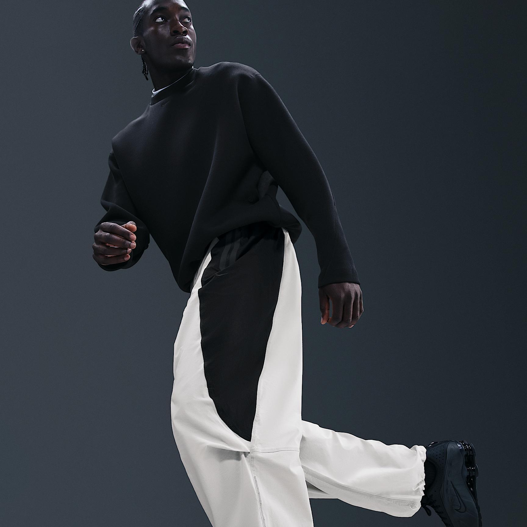 Nike Mens Tech Dri-FIT Woven Color-Block Oversized Pants | IH8466-060 Product Image