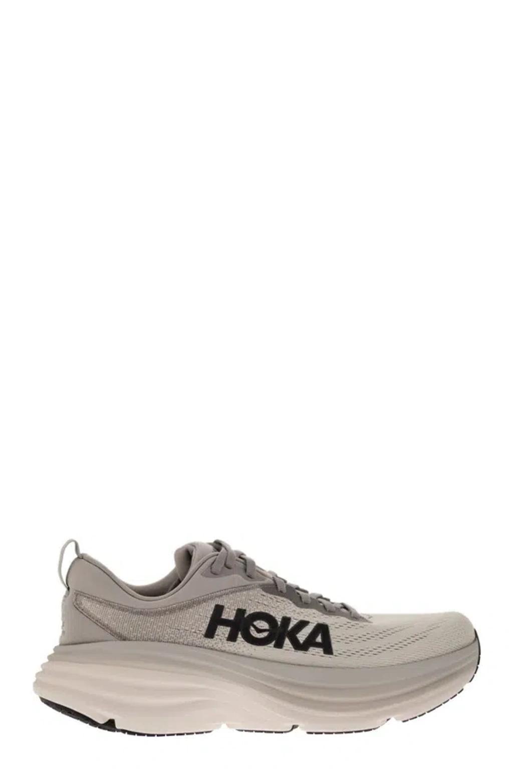 HOKA Outdoor Shoe Men Bondi 8 Sharkskin/harbor Mist Product Image