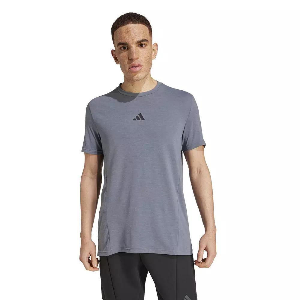 Men's adidas Designed For Training Workout Tee, Size: XL, Onix Product Image
