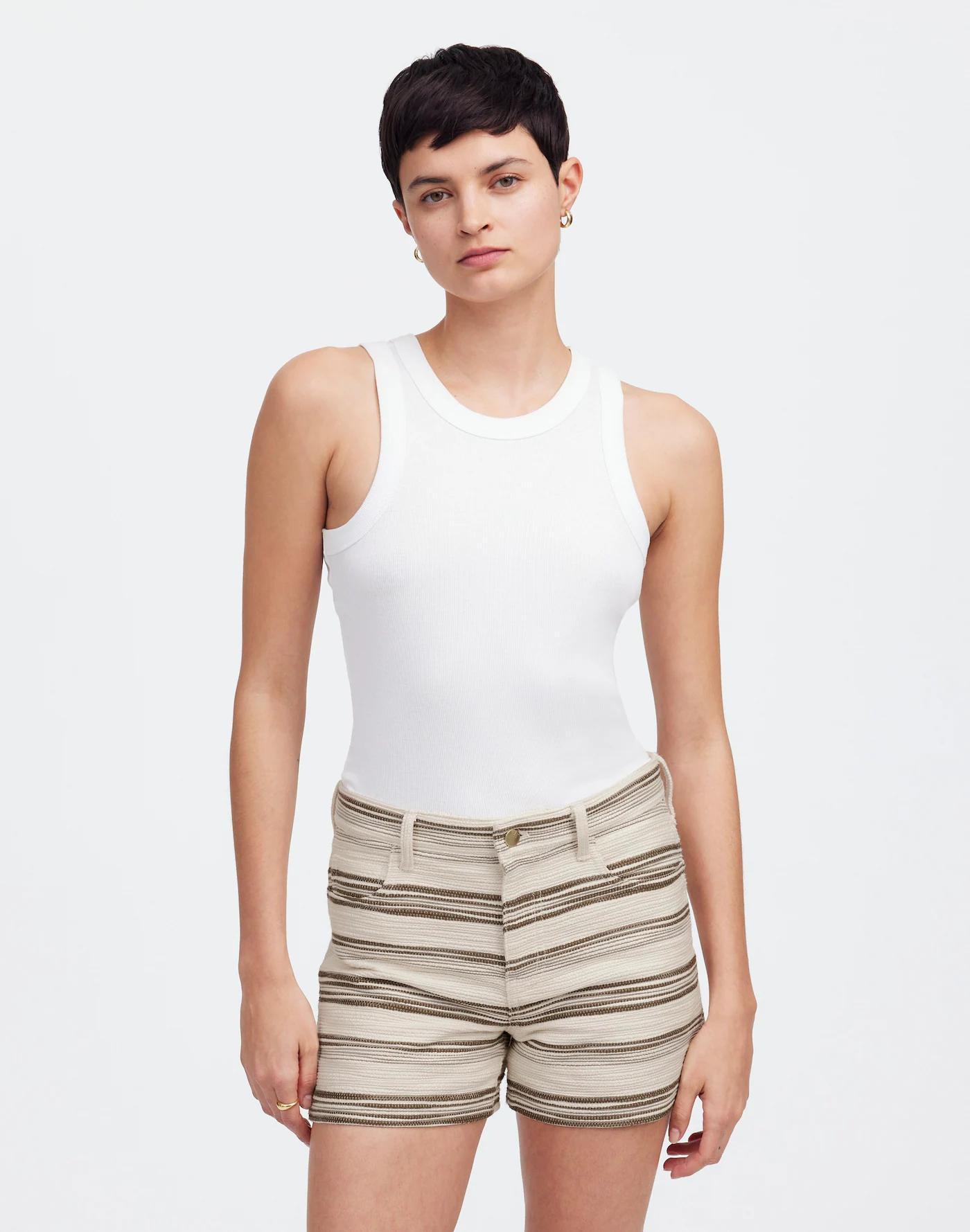 Shorts in Striped Tweed Product Image