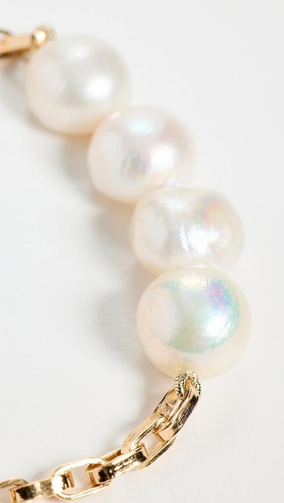 Galley Los Angeles Pearl Chunk Bracelet | Shopbop Product Image