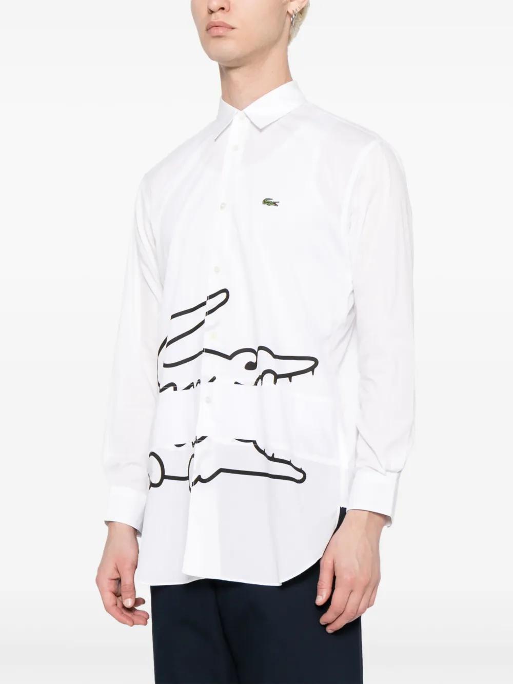 x Lacoste cotton shirt Product Image