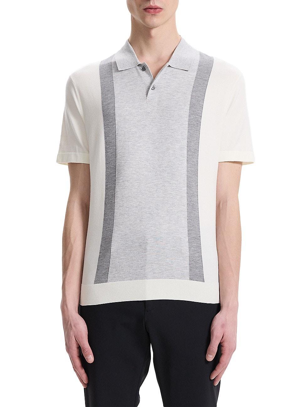 Men's Colorblock Polo Shirt Product Image