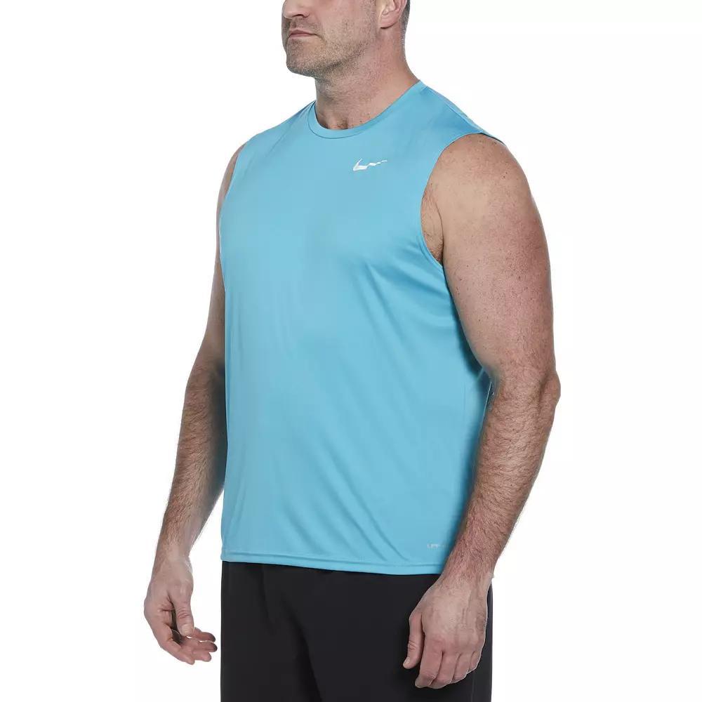 Big & Tall Nike Dri-FIT UPF 40+ Essential Sleeveless Hydroguard Swim Tee, Men's, Size: Large Tall, Dusty Cactus Product Image