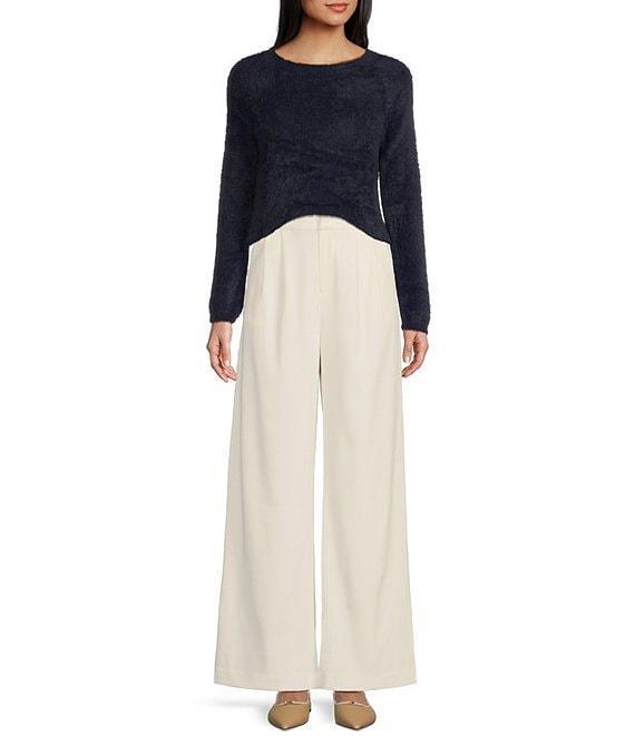 Sadie & Sage Midday Latte Front Pleated Pants Product Image