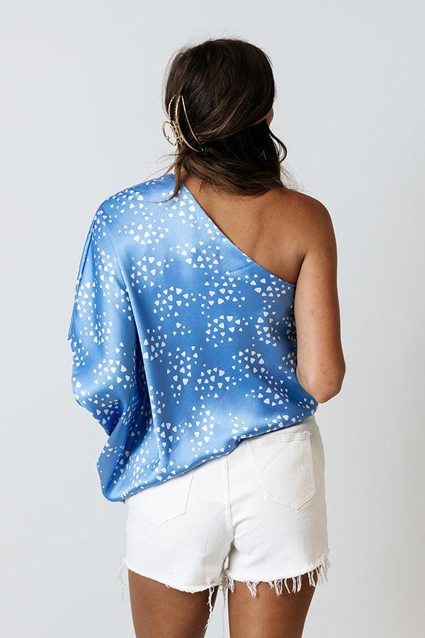 Definitely Dreamy Shift Top In Sky Blue Product Image