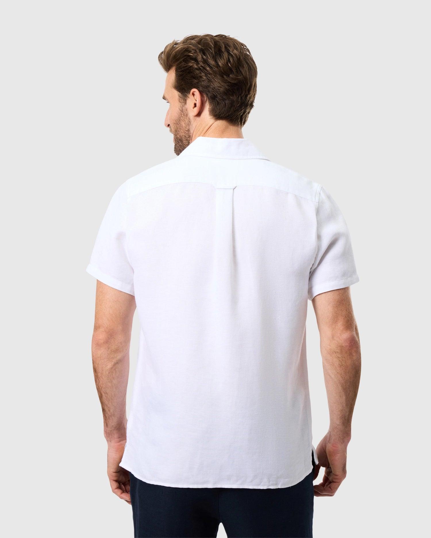 MENS WINDCREST LINEN SHORT SLEEVE SHIRT - B6Q148C200 Male Product Image