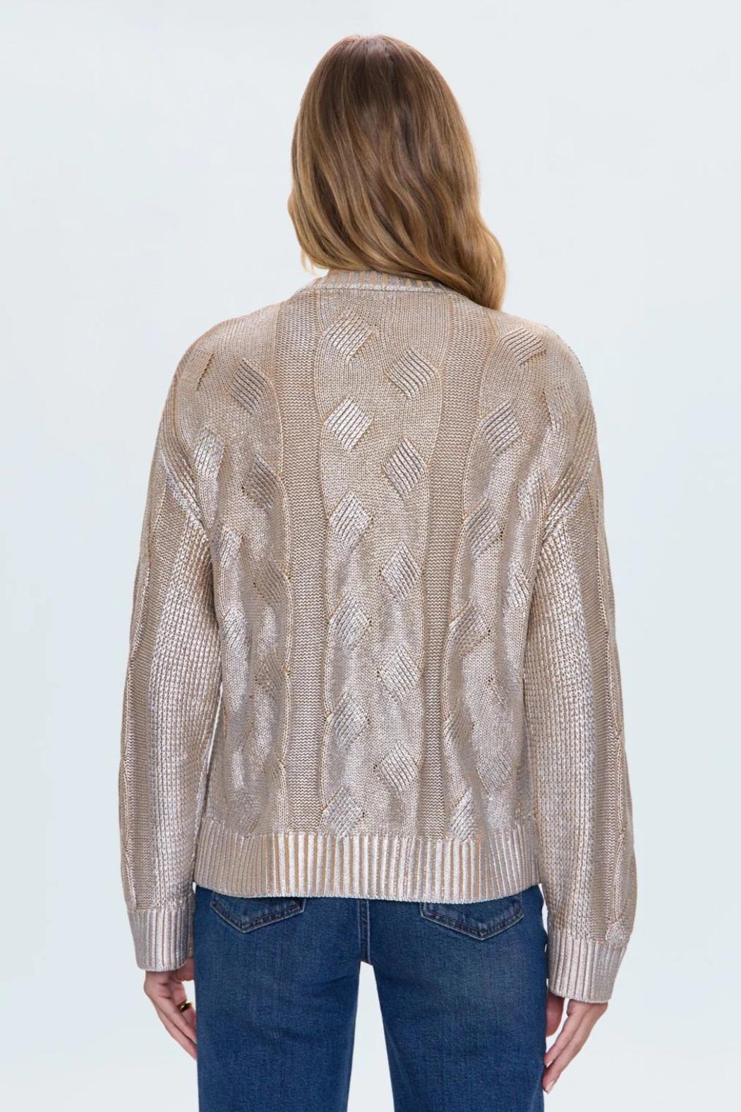 "Everly" Met Cable Sweater Product Image