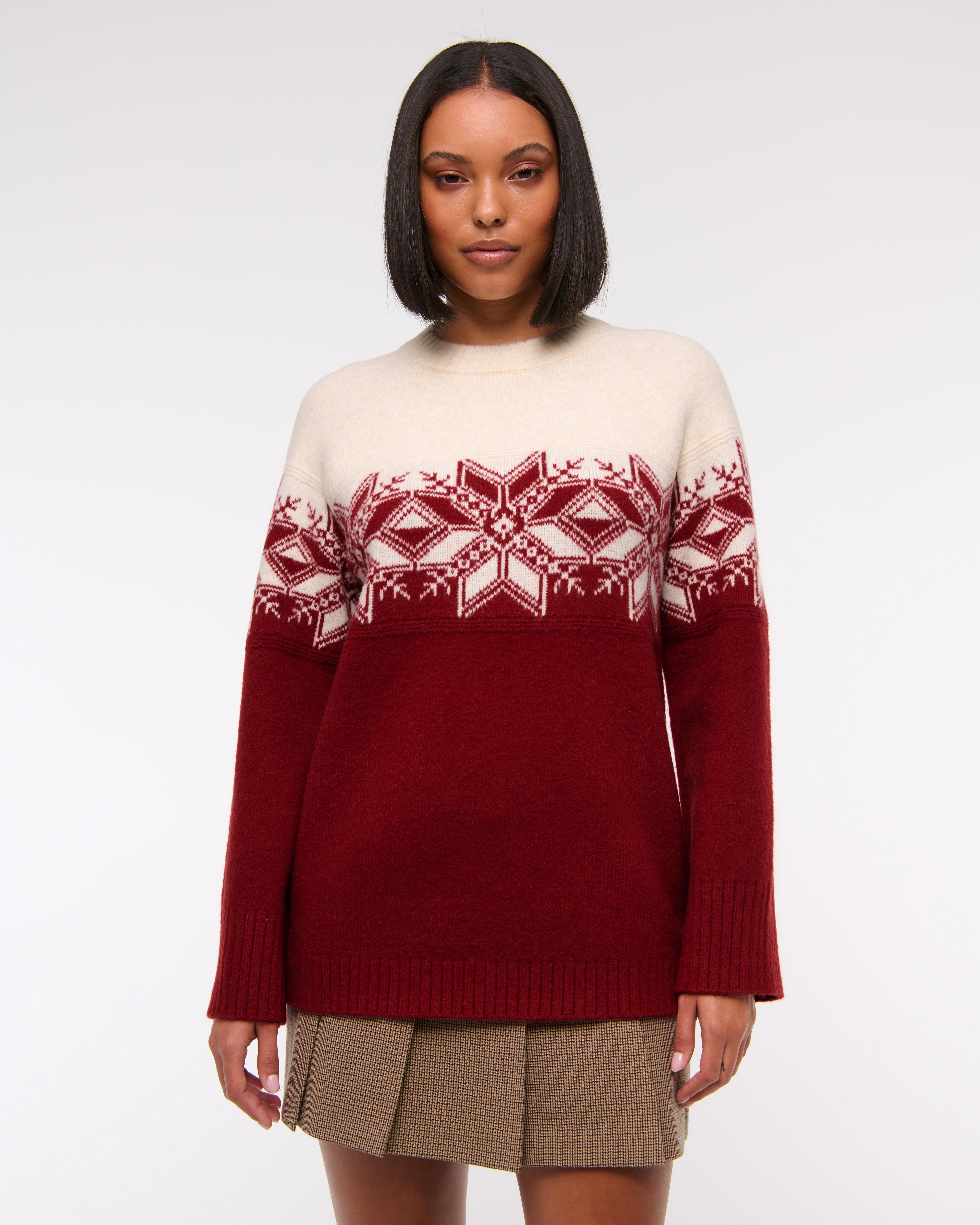 Relaxed Lounge Cable-Knit Crew Sweater Product Image