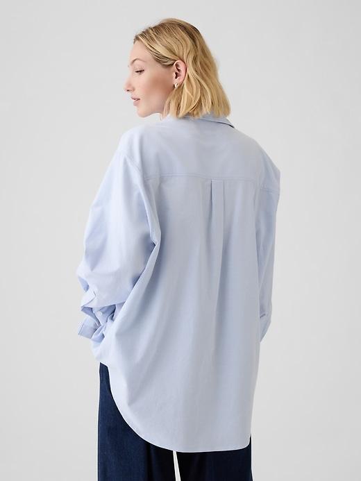 Organic Cotton Poplin Big Shirt Product Image