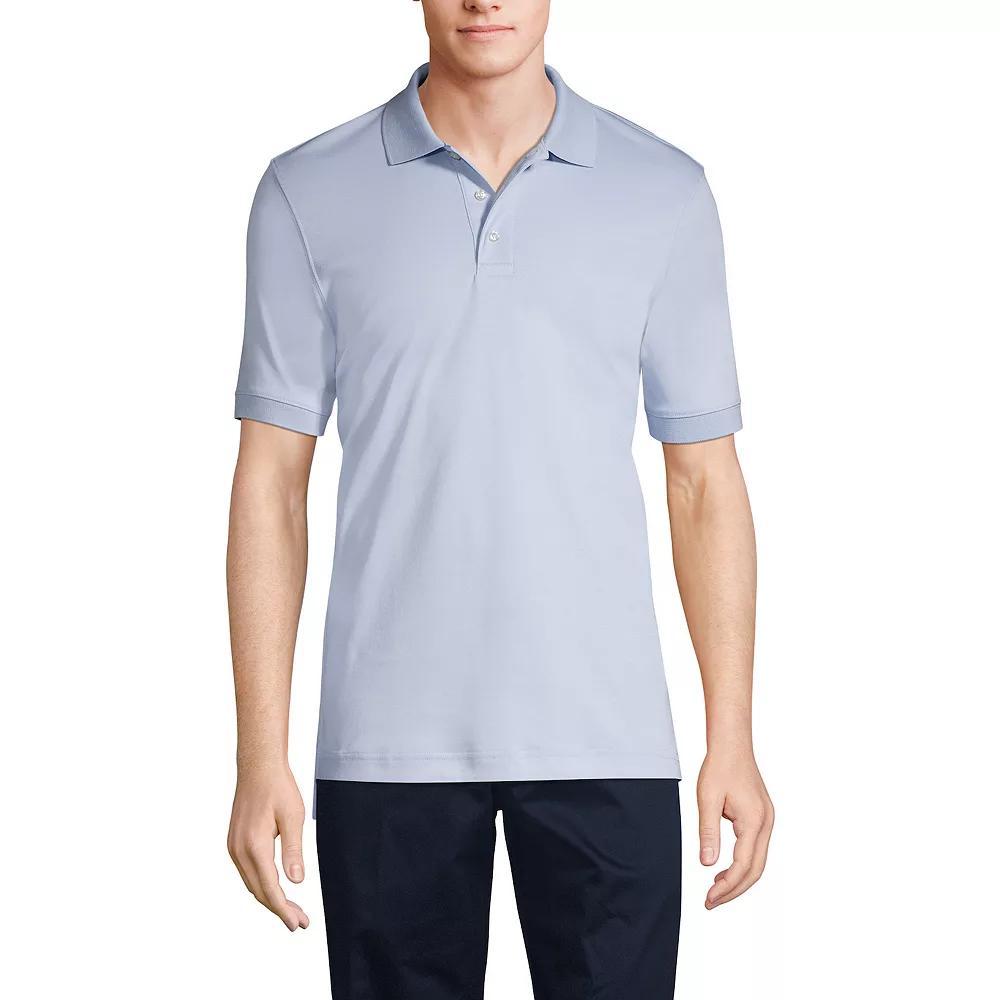 Big & Tall Lands' End School Uniform Short Sleeve Interlock Polo, Men's,  Product Image