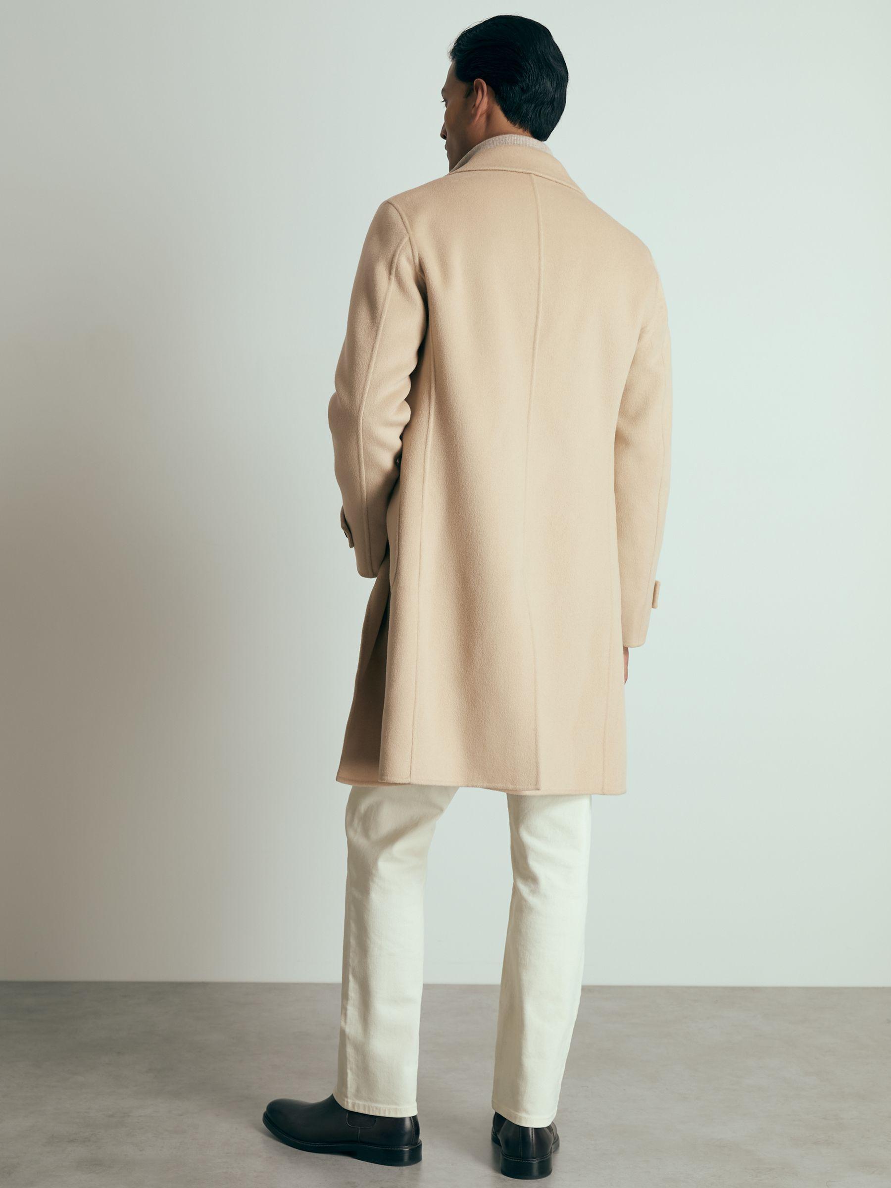 Atelier Wool-Cashmere Double-Breasted Coat in Camel Product Image