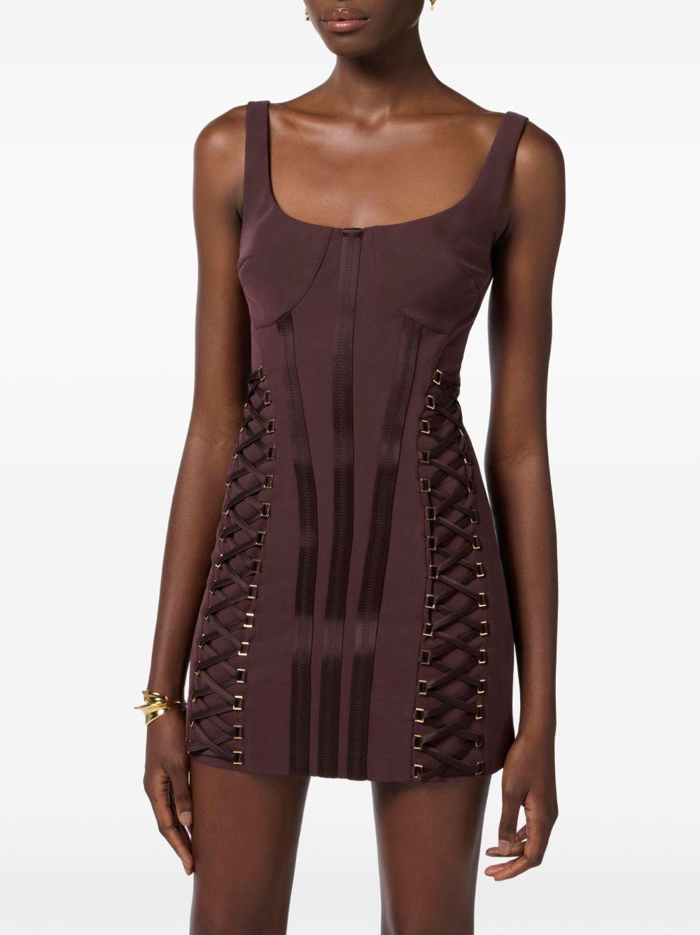 corset-style mini dress Product Image