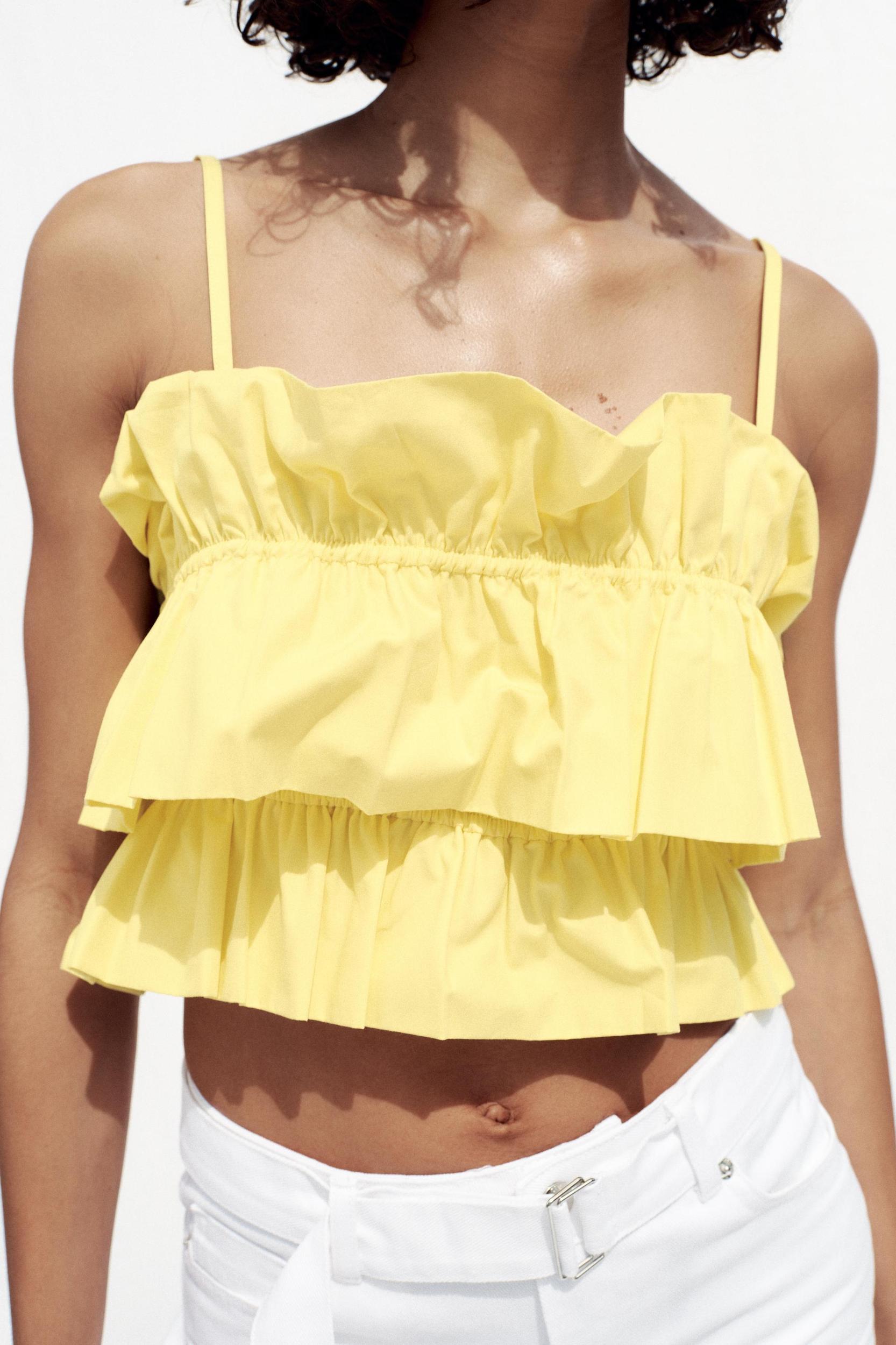 POPLIN CROP TOP Product Image