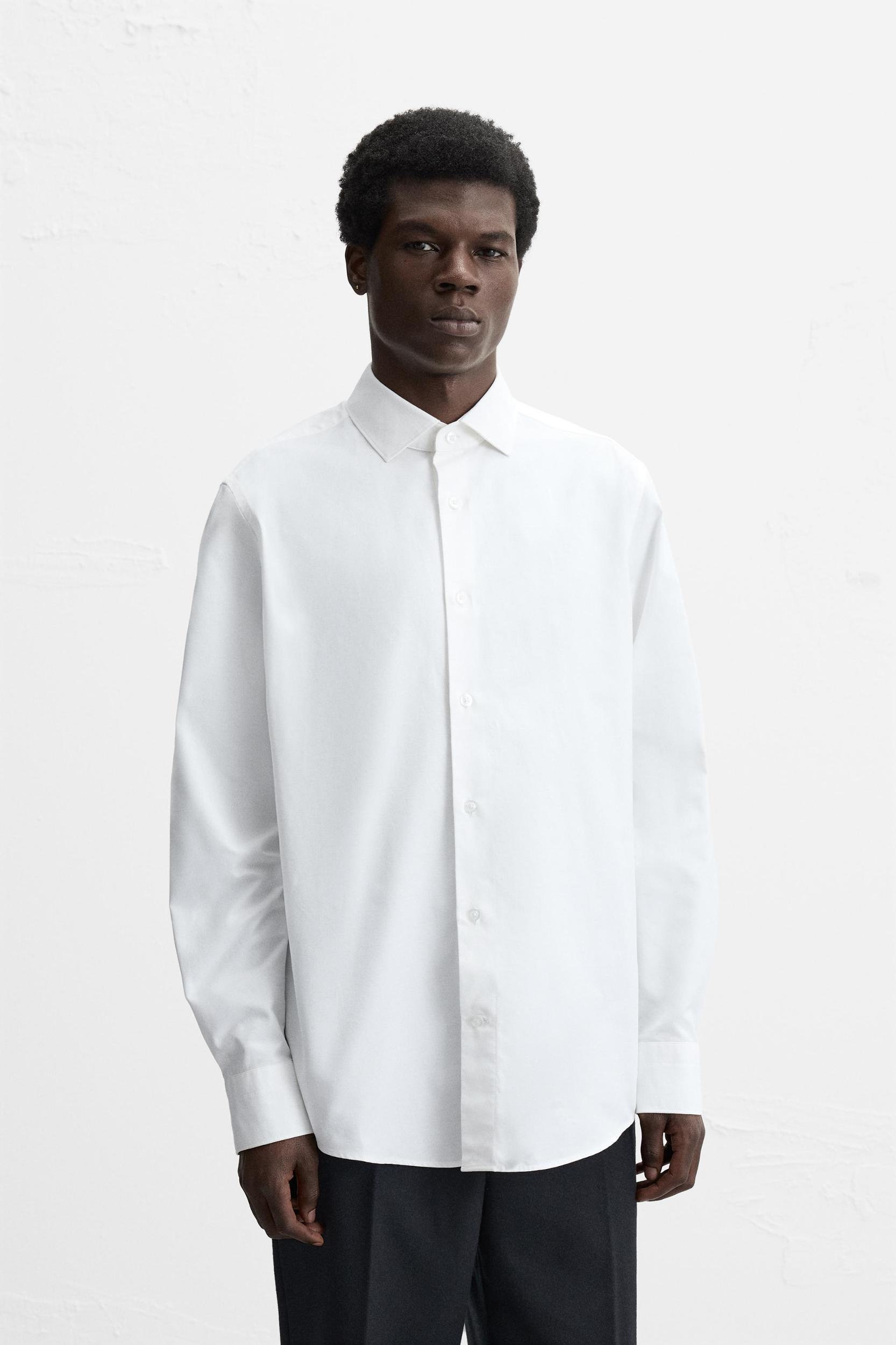 TEXTURED COTTON SHIRT Product Image