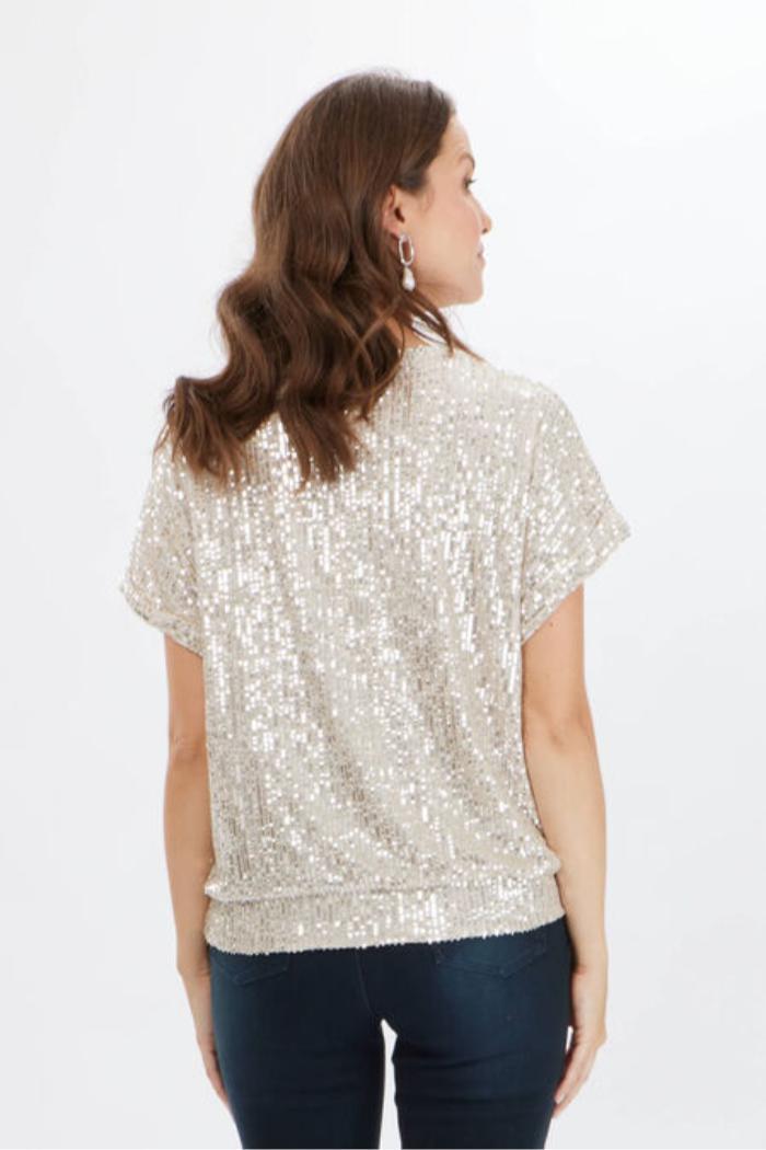 Sequin Knit Top Product Image