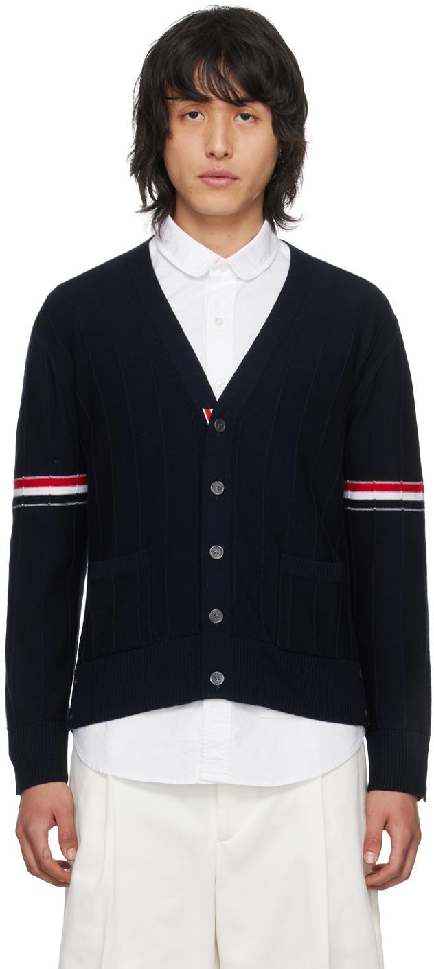 Navy Armband Cardigan In 415 Navy Product Image