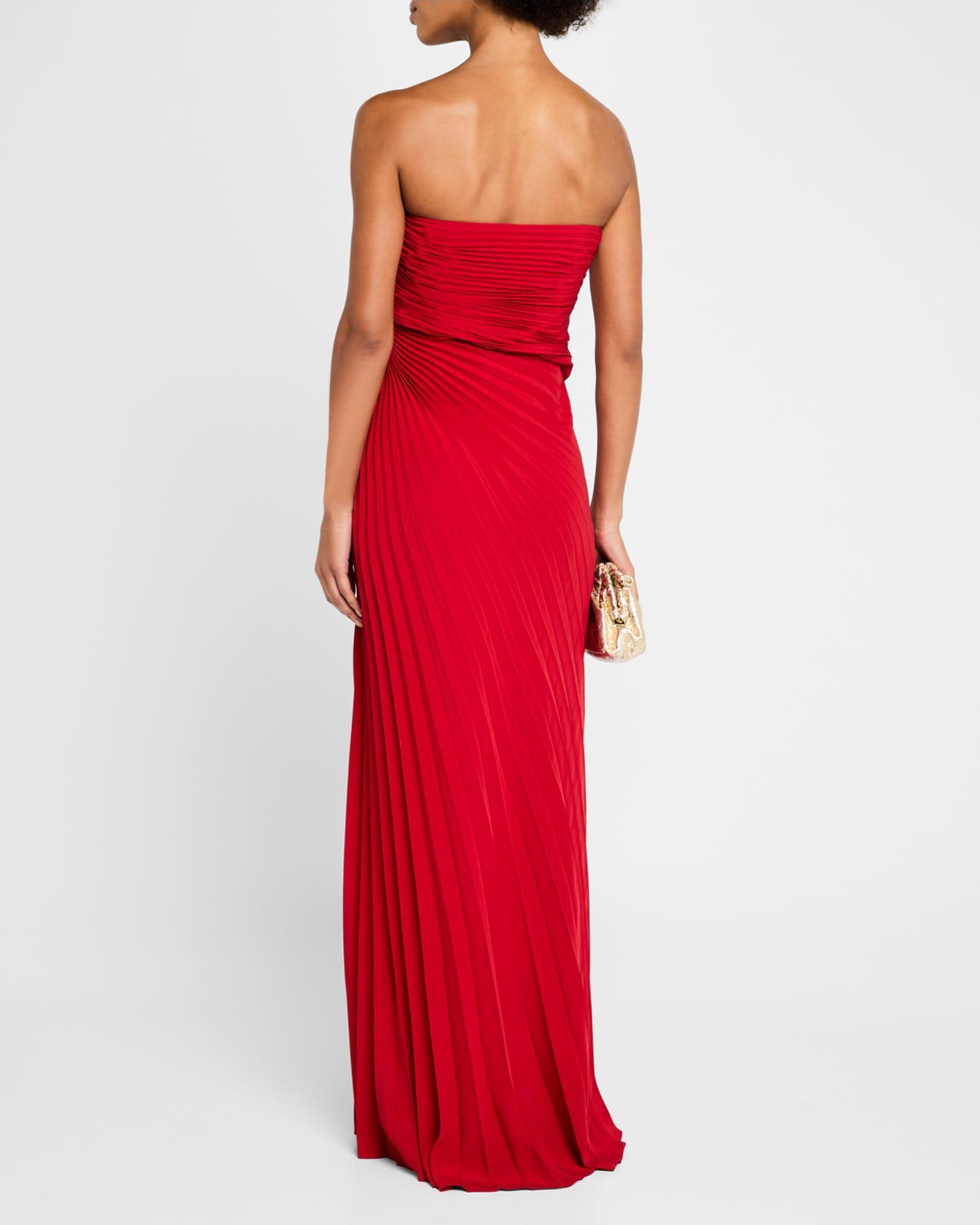 Bianca Pleated Strapless Gown Product Image