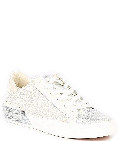 Dolce Vita Zina Pearl Leather Sneakers Product Image