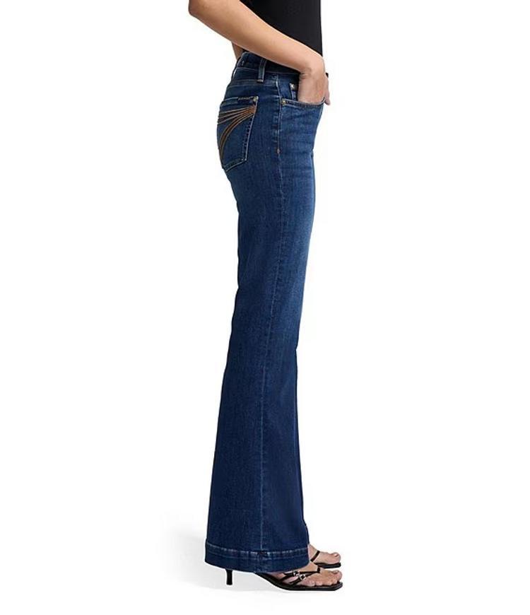 7 For All Mankind® Ladies' Tailorless Dojo Jeans in Highwave Product Image