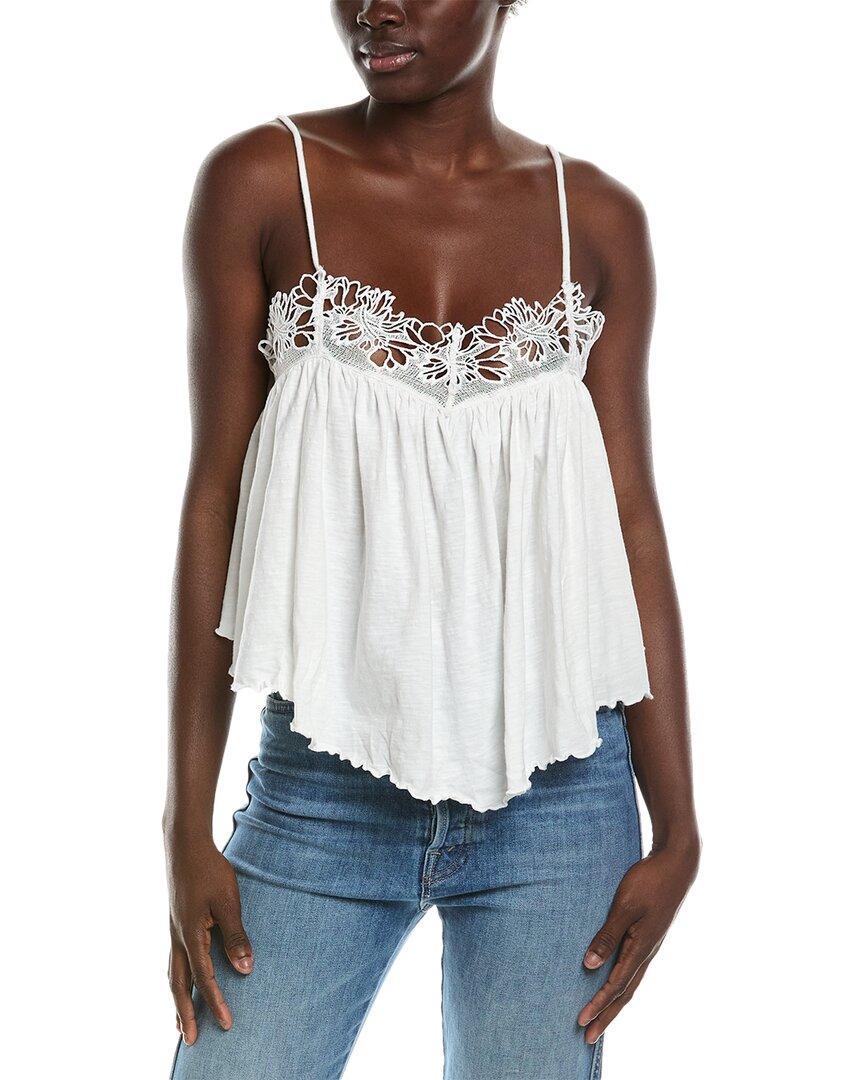 Kayla Lace Camisole In White Product Image