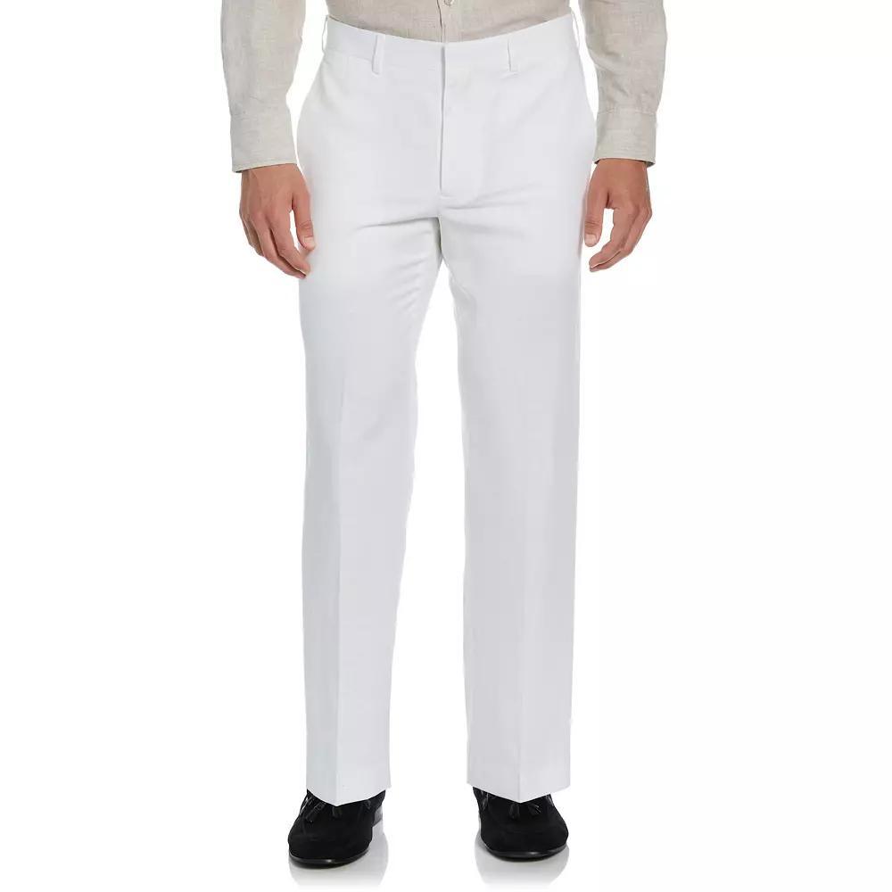 Men's Cubavera Classic-Fit Linen-Blend Flat-Front Suit Pants, Size: 34 X 32, White Product Image