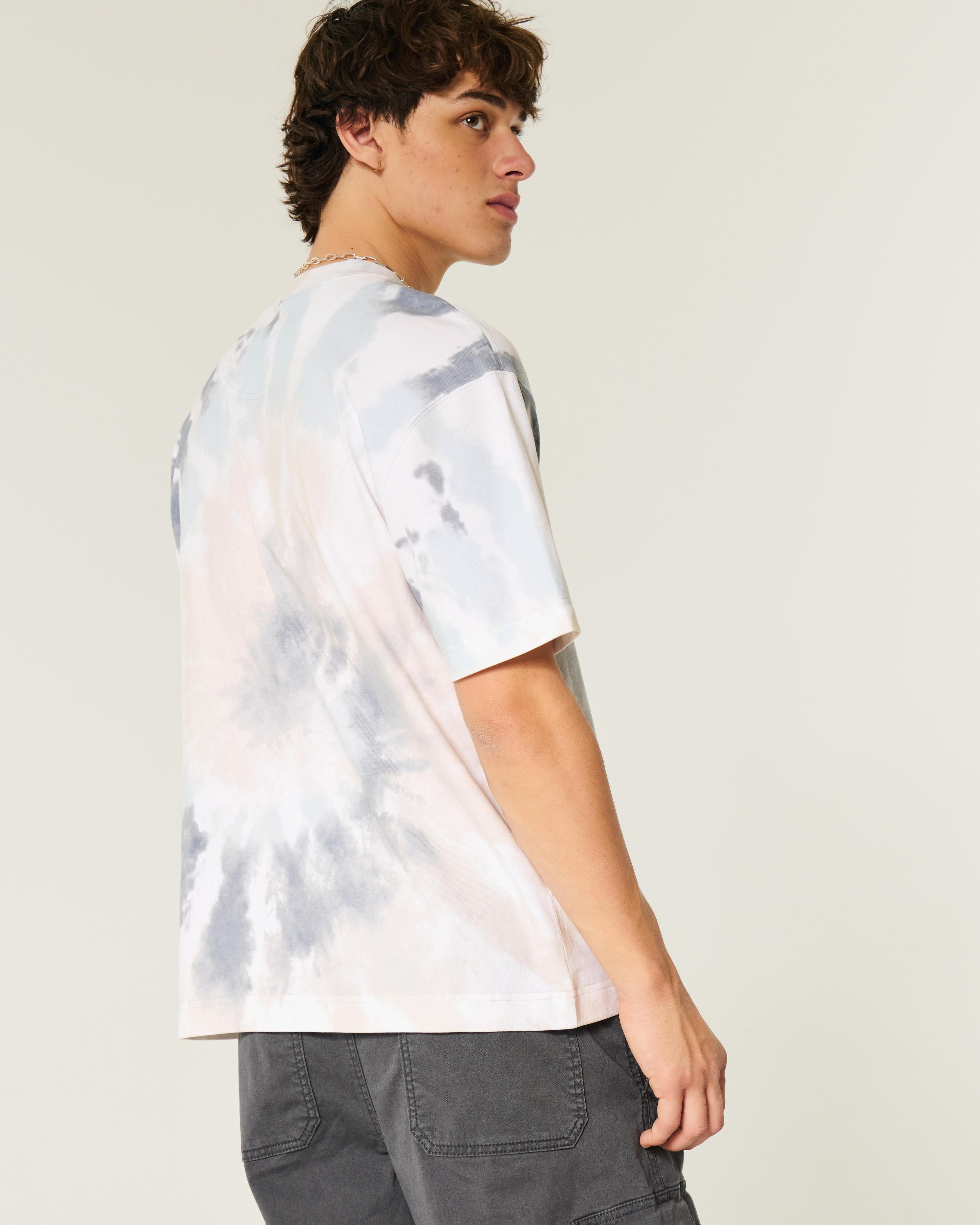 Boxy Heavyweight Washed Cotton Crew T-Shirt Product Image