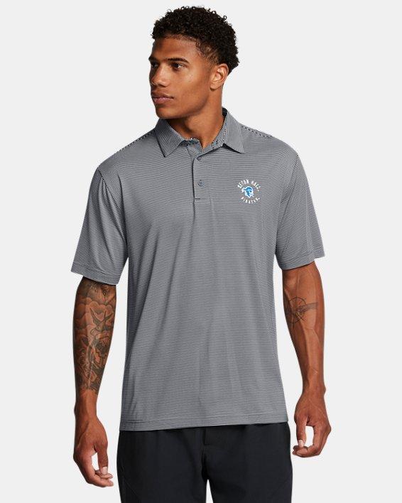 Mens UA Tee To Green Collegiate Stripe Polo Product Image