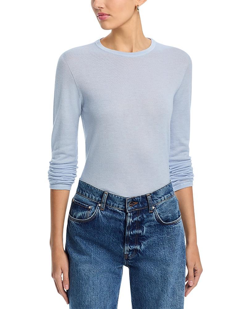 Womens Cashmere Crewneck Sweater Product Image